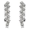 Hot * Diamante Zig Zag Drop Earrings J5132 Cheaper